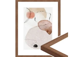 WANDStyle Bilderrahmen H320 aus Massivholz in Eiche-Optik 10 x 15 cm im Stil Klassisch