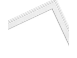 WANDStyle Bilderrahmen H320 aus Massivholz in Weiß 20 x 20 cm im Stil Klassisch