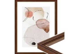 WANDStyle Bilderrahmen H182 aus Massivholz in Braun 30 x 40 cm im Stil Antik