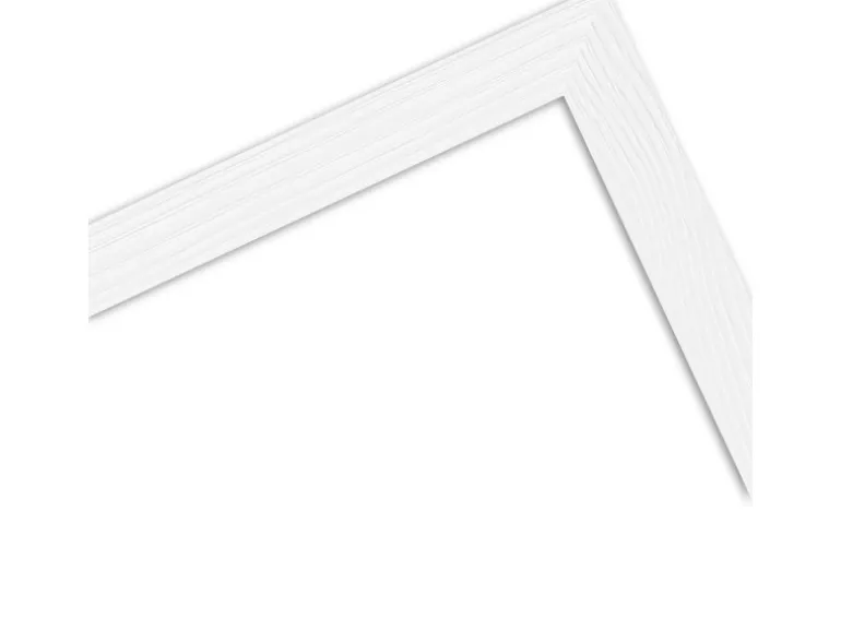 WANDStyle Bilderrahmen H300 aus Massivholz in Weiß 40 x 50 cm im Stil Modern