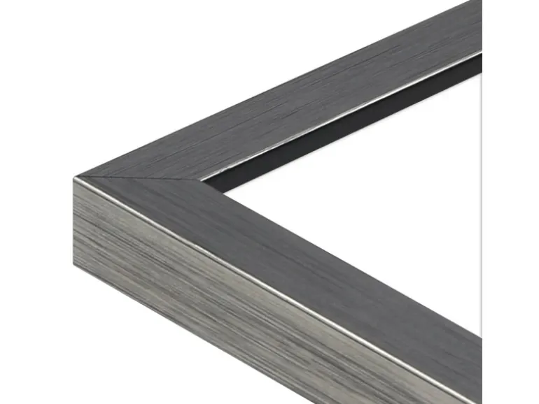 WANDStyle Bilderrahmen H950 aus Massivholz in Metall-Optik 40 x 60 cm im Stil Modern
