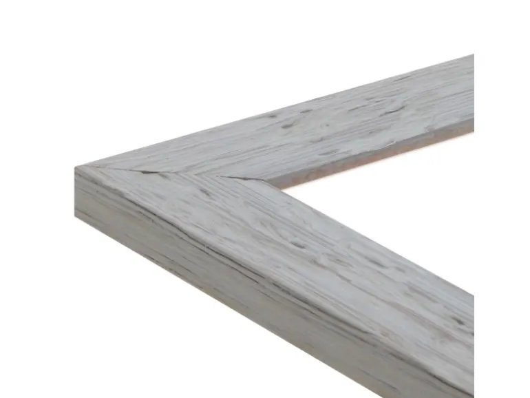 WANDStyle Bilderrahmen H750 aus Massivholz in Grau 30 x 40 cm im Stil Landhaus
