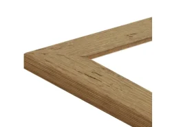 WANDStyle Bilderrahmen H750 aus Massivholz in Eiche-Optik 30 x 40 cm im Stil Landhaus