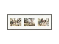 WANDStyle Galerierahmen G950 in Graubraun 23 x 70 cm für 3 Bilder im Format 13 x 18 cm