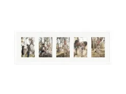 WANDStyle Galerierahmen G950 in Weiß 23 x 70 cm für 5 Bilder im Format 10 x 15 cm