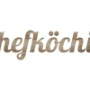 Wandtattoo Chefköchin 25 cm x 70 cm