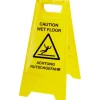 Warnschild "Achtung Rutschgefahr" Gelb