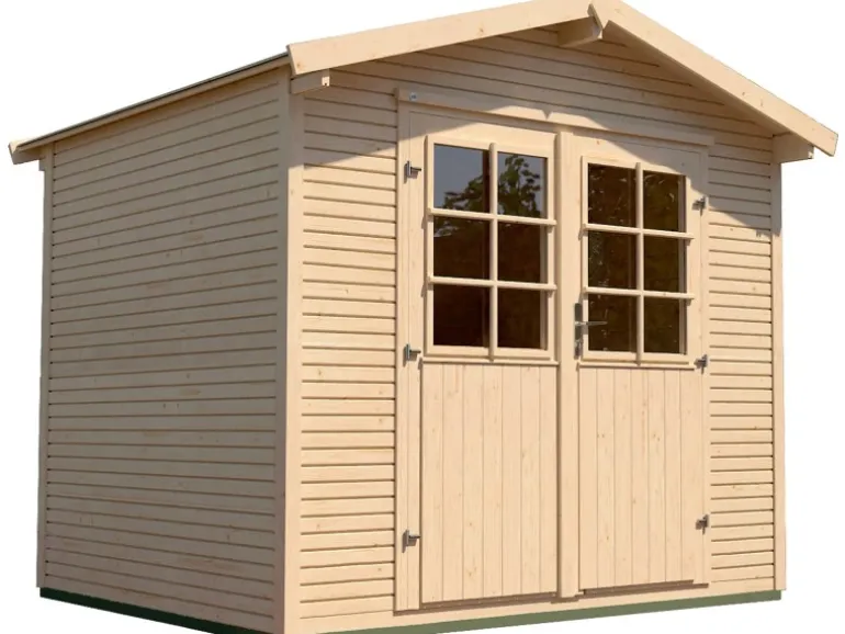 weka Gartenhaus 218 Gr.2, 28 mm, Satteldach mit wekaLine, natur, DT