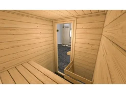 Weka Massivholzsauna Valida 1 o. Ofen Glastür