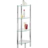 Wenko Badeckregal Yago mit 4 Glasplatten
