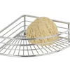 Wenko Bad-Eckwandablage Milano Chrom glänzend
