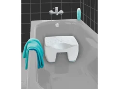Wenko Badewannenhocker Secura 150 kg Tragkraft Kunststoff 40 x 21 x 31 cm Weiß