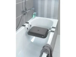 Wenko Badewannensitz Secura Premium Polypropylen 74 x 15.5 x 36 cm Anthrazit