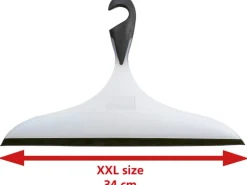 Wenko Badezimmerwischer XXL Loano Weiß-Schwarz