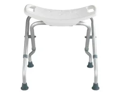Wenko Badhocker Secura klappbar Kunststoff 53,5 x 44,5-48,0 x 40-47 cm Weiß