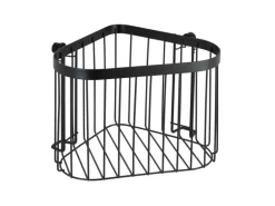Wenko Eckablage Classic Plus Black Stahl 23,5 x 16,5 x 18,5 cm Schwarz
