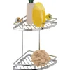 Wenko Eckregal Sion Power-Loc Befestigen ohne Bohren 28 cm breit