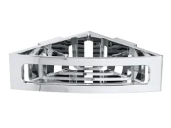 Wenko Power-Loc Eckablage Bralia Kunststoff (ABS) 35 x 8,5 x 20 cm Chrom