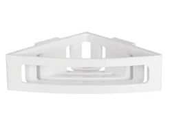 Wenko Power-Loc Eckablage Bralia Kunststoff (ABS) 35 x 8,5 x 20 cm Weiß