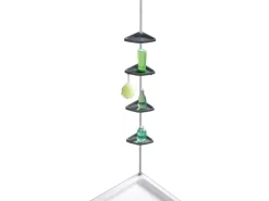 Wenko Teleskop-Duschecke Easy Silber