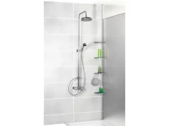 Wenko Teleskop-Duschecke Easy Silber