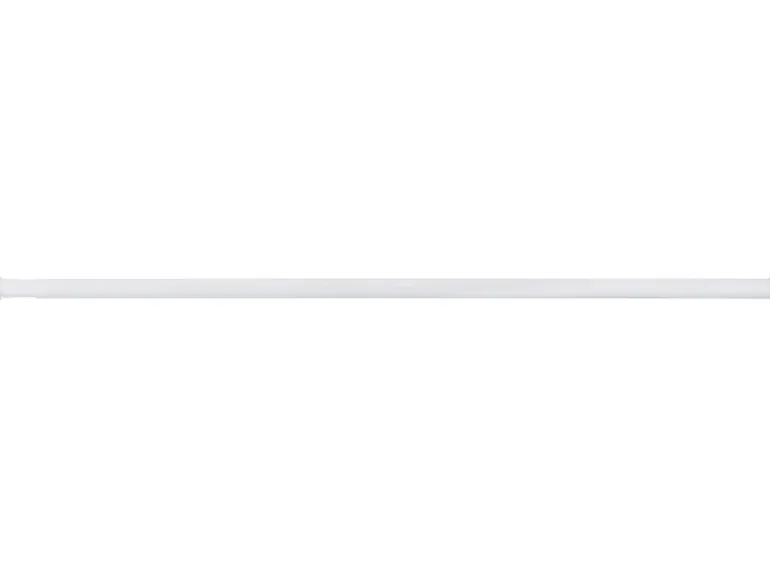 Wenko Teleskop-Duschvorhangstange Luz ausziehbar rostfrei 110 cm - 185 cm Weiß