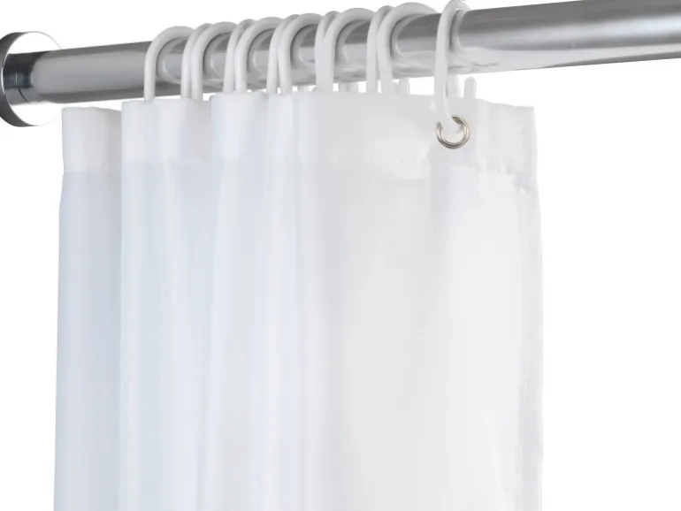 Wenko Teleskop-Duschvorhangstange Luz ausziehbar rostfrei 70 cm - 115 cm Chrom