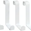 Wenko Türgarderobenhaken Weiß-matt 4er-Set