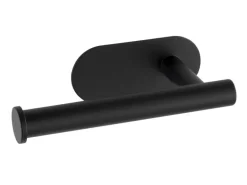 Wenko Turbo-Loc Edelstahl Toilettenpapierhalter Orea Black Matt 16 x 4.5 x 7 cm