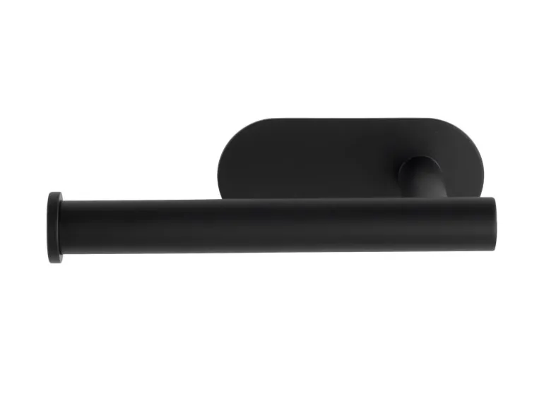 Wenko Turbo-Loc Edelstahl Toilettenpapierhalter Orea Black Matt 16 x 4.5 x 7 cm