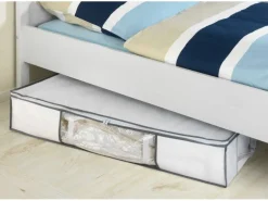 Wenko Vakuum Soft Unterbett-Box Weiß 15 cm x 105 cm x 45 cm
