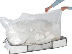 Wenko Vakuum Soft Unterbett-Box Weiß 15 cm x 105 cm x 45 cm