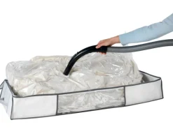 Wenko Vakuum Soft Unterbett-Box Weiß 15 cm x 105 cm x 45 cm
