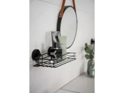 Wenko Wandablage Vacuum-Loc Schwarz