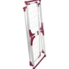 Wenko Wäscheständer Summer Dry Weiß-Pink 76 cm x 153 cm x 46 cm