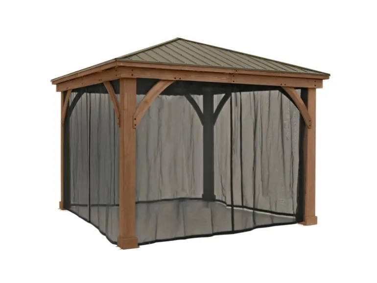 Westmann Moskitonetz für Pavillon 300 cm x 225 cm 4er-Pack