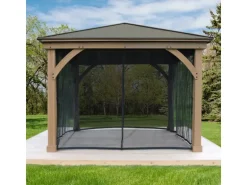 Westmann Moskitonetz für Pavillon 300 cm x 225 cm 4er-Pack