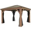Westmann Moskitonetz für Pavillon 325 cm x 225 cm 4er-Pack