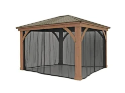 Westmann Moskitonetz für Pavillon 325 cm x 225 cm 4er-Pack