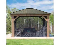 Westmann Moskitonetz für Pavillon 325 cm x 225 cm 4er-Pack