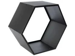 Westmann Stahl Kaminholzregal Biene Schwarz 88x45x77 cm