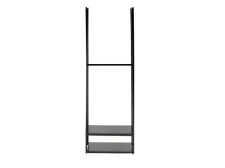 Westmann Stahl Kaminholzregal Porthos Schwarz 40x20x120 cm