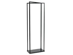 Westmann Stahl Kaminholzregal Xavier Schwarz 40x20x120 cm