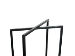 Westmann Stahl Kaminholzregal Xavier Schwarz 40x20x120 cm