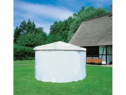 Wetterschutzumhang für Pavillon Rosenheim Weiß