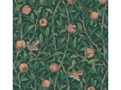 William Morris at Home Vliestapete Bird & Pomegranate 10 m x 52 cm Grün FSC®