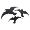 Windhager Sticker Vogel-Silhouetten Schwarz 3 Stück