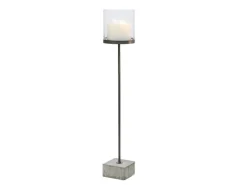 Windlicht auf Betonfuß in Anthrazit 103 cm
