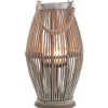 Windlicht Bambus Ø 23 cm x 50,5 cm Natur