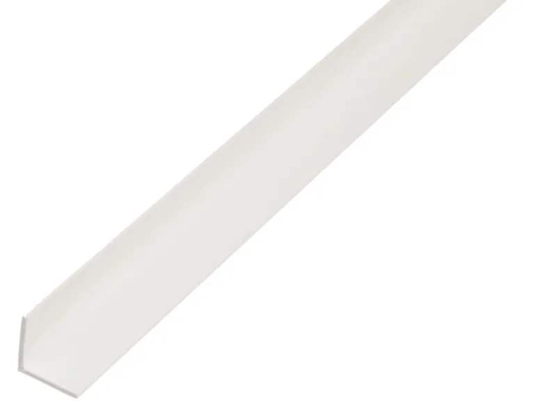 Winkelprofil gleichschenklig Kunststoff 25 mm x 25 mm x 1.000 mm Weiß